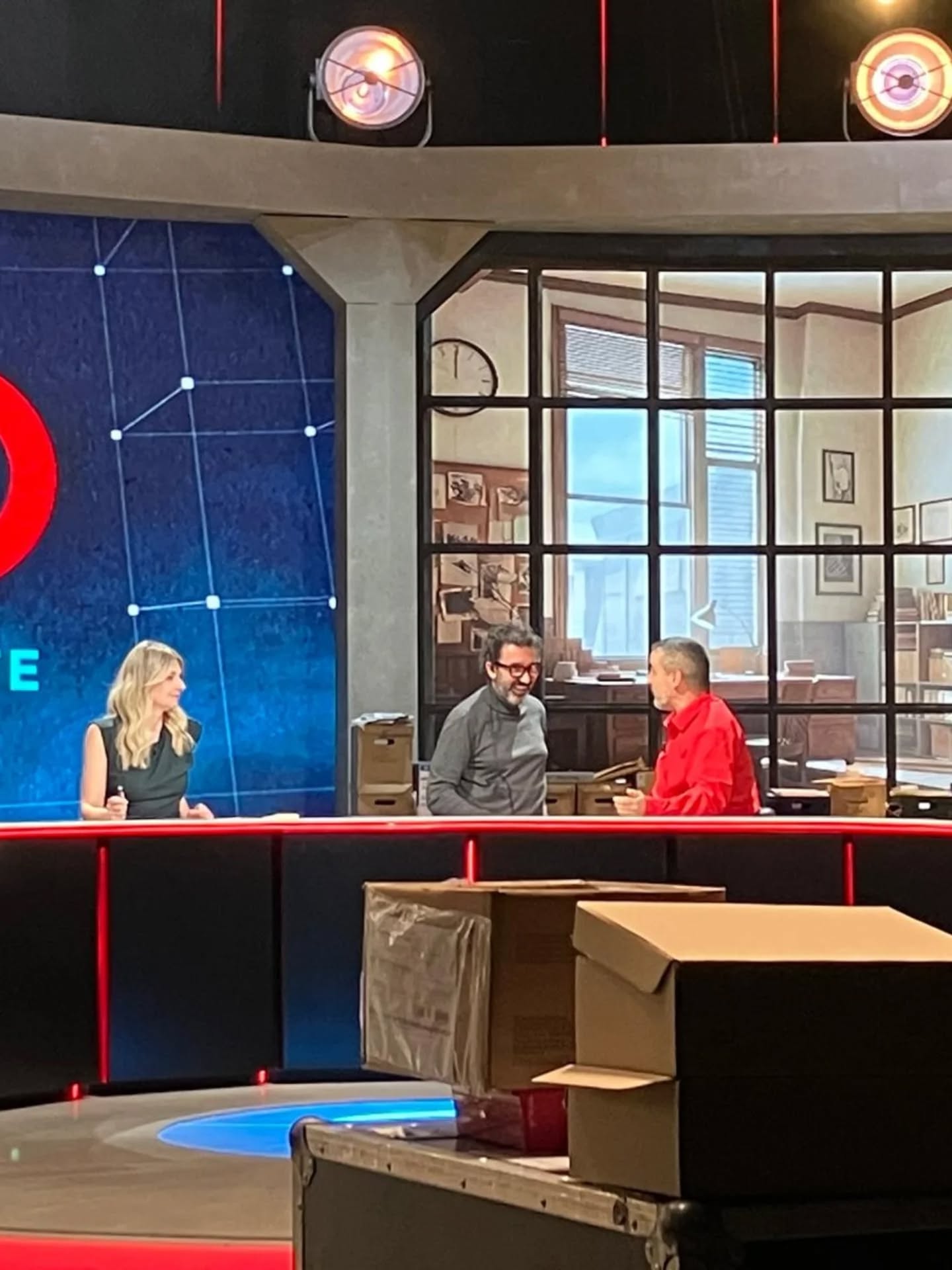 Sección de comunicación en magazine televisivo